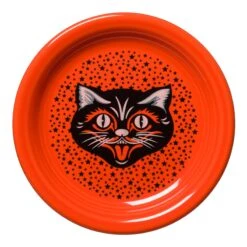 Fiesta Black Cat Appetizer Plate