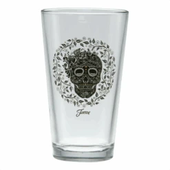 16 Oz. Fiesta® SKULL AND VINE Clear Cooler – Set Of 4