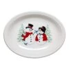 Fiesta Snowman And Lady Medium Oval Platter -Fiesta 45741874