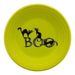 Fiesta Trio Of Boo Cats Luncheon Plate