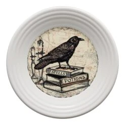 Fiesta Mystical Halloween Raven Luncheon Plate