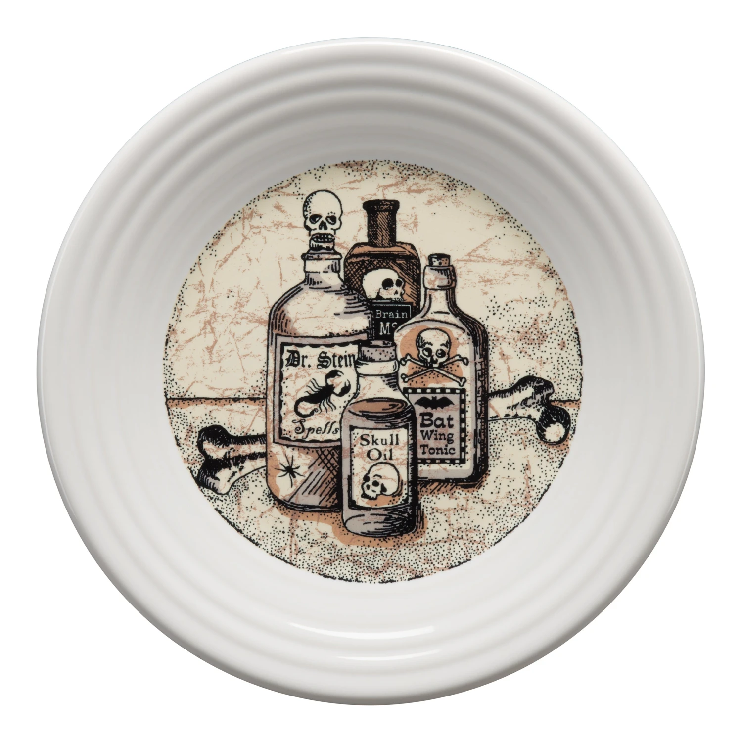 Fiesta Mystical Halloween Apothecary Luncheon Plate 3 Fiesta Mystical Halloween Apothecary Luncheon Plate