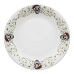 Fiesta Chop Plate SKULL AND VINE Sugar Border