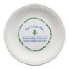 Fiesta Blue Christmas Tree Pass Along Plate -Fiesta 46742326