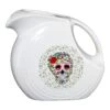 Fiesta Large Disk Pitcher SKULL AND VINE Sugar 2 Fiesta Large Disk Pitcher SKULL AND VINE Sugar -Fiesta 48441823
