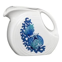 Fiesta Large Disk Pitcher Coastal