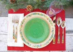 Fiesta Christmas Tree Dinner Plate -Fiesta Christmas MeadowFINAL