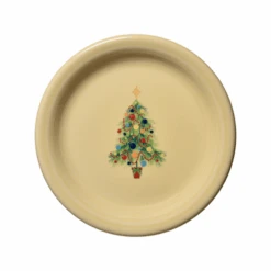 Fiesta Christmas Tree Appetizer Plate