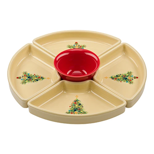 Fiesta 5pc Christmas Tree Entertaining Set 3 Fiesta 5pc Christmas Tree Entertaining Set