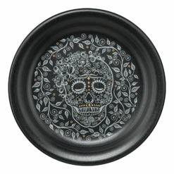 Fiesta Appetizer Plate SKULL AND VINE
