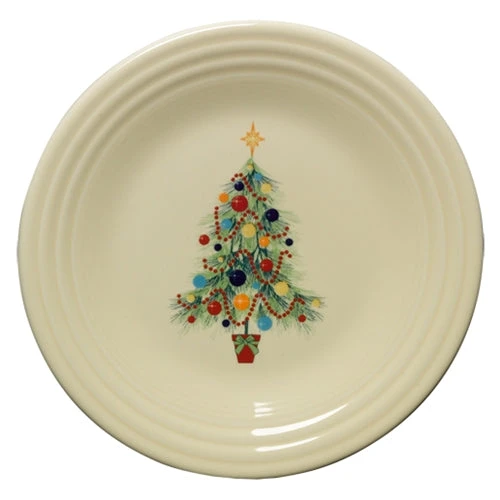 Fiesta Christmas Tree Luncheon Plate 3 Fiesta Christmas Tree Luncheon Plate