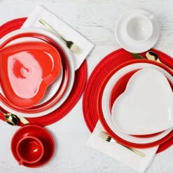 Fiesta Heart Plate 21 Fiesta Heart Plate -Fiesta HeartPlates.Tablescape 3600x2400 19dac1b