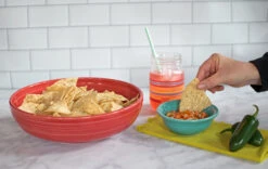 Fiesta Extra Large Bistro Bowl -Fiesta XLBistro Scarlet FruitSalsa Turquoise